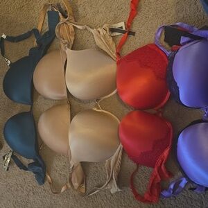 Victoria's Secret Bombshell Bra Lot of 5 Pre-loved 36DD
